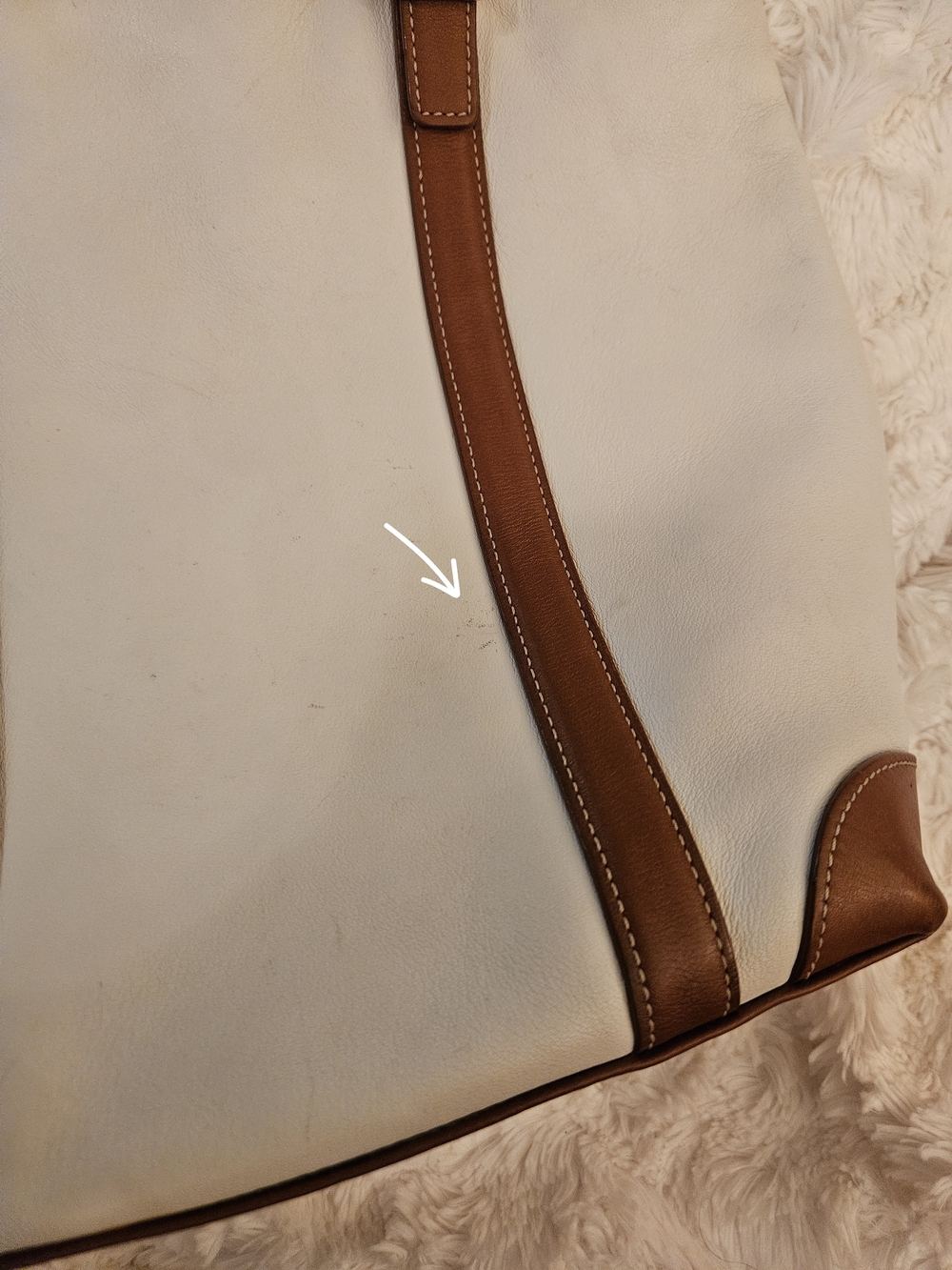 Coach✨️2004 Hamptons Two Toned Leather Tote Bag - Picture 14 of 16